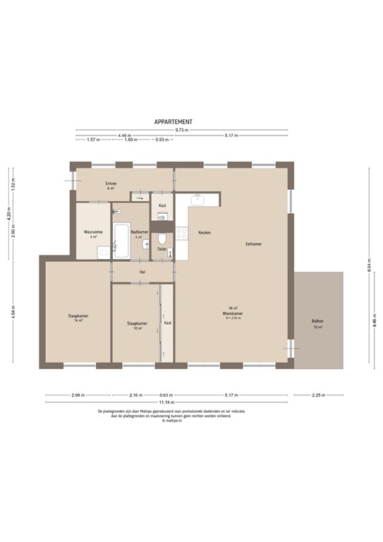 mediumsize floorplan